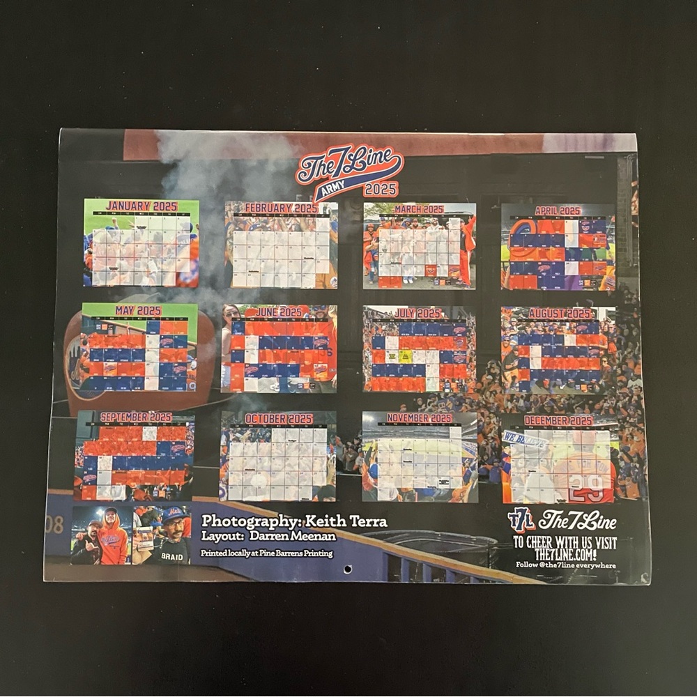New Mets home run knit hat w/calendar - Picture 5 of 6
